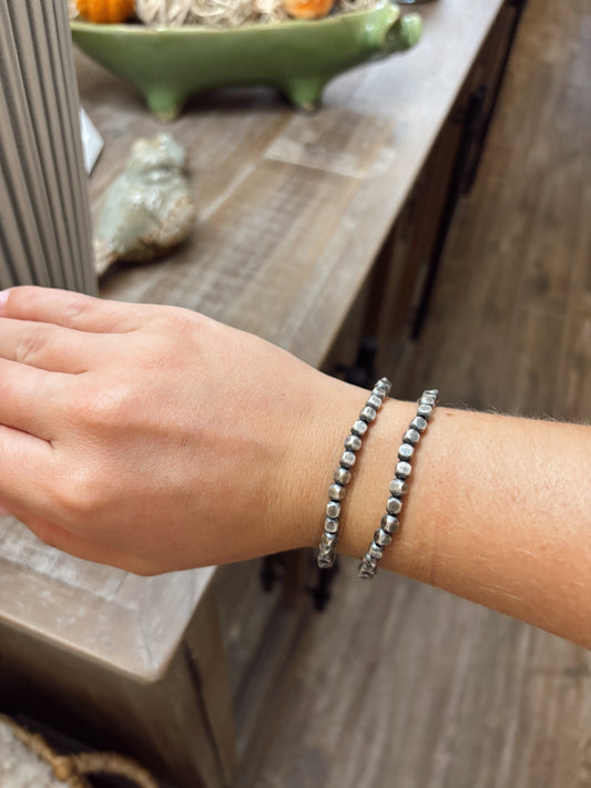 4mm Navajo Box Stretch Bracelet